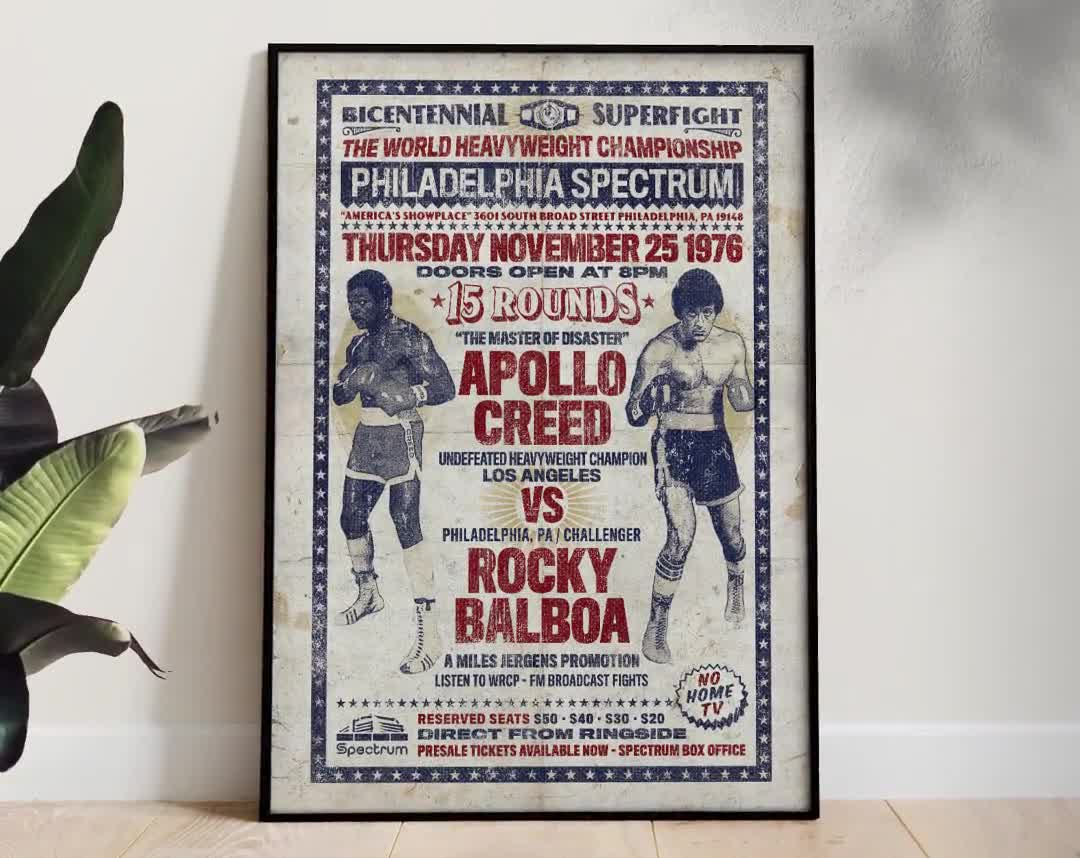 ROCKY BALBOA POSTER CLASSIC MOVIE PRINT BOXING A4 A3 SIZE