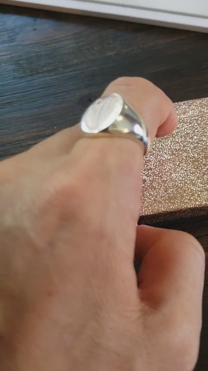 Jewel Tie Sterling Silver Engraveable Oval Patterned Polished Front Satin Back Disc C 0.87 in x 0.67 in Jewel Tie Sterling Silver Engraveable Oval Patterned Polished Front Satin Back Disc C 0.87 in x 0.67 in