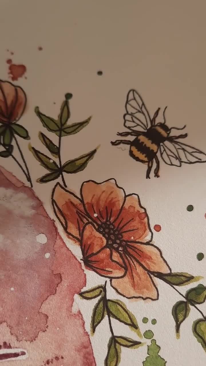 Watercolor Poster The Placenta Doula Midwife Art Birth Etsy Watercolor Poster The Placenta Doula Midwife Art Birth Etsy