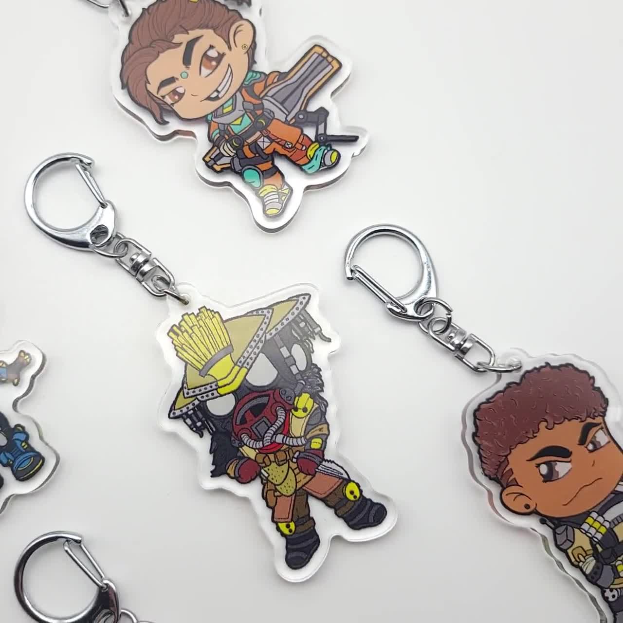 Apex Acrylic Charm Keychains Master Listing Apex Legends Cute Etsy