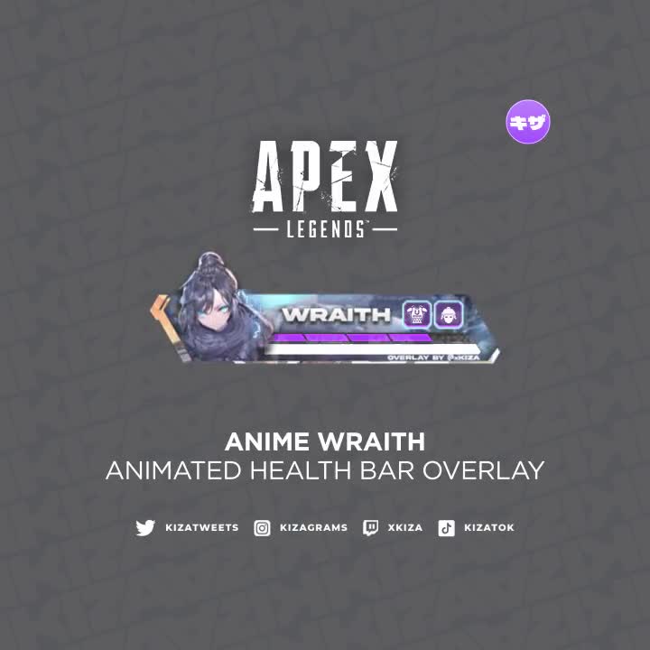 Customizable Animated Anime Wraith Apex Legends Custom Etsy