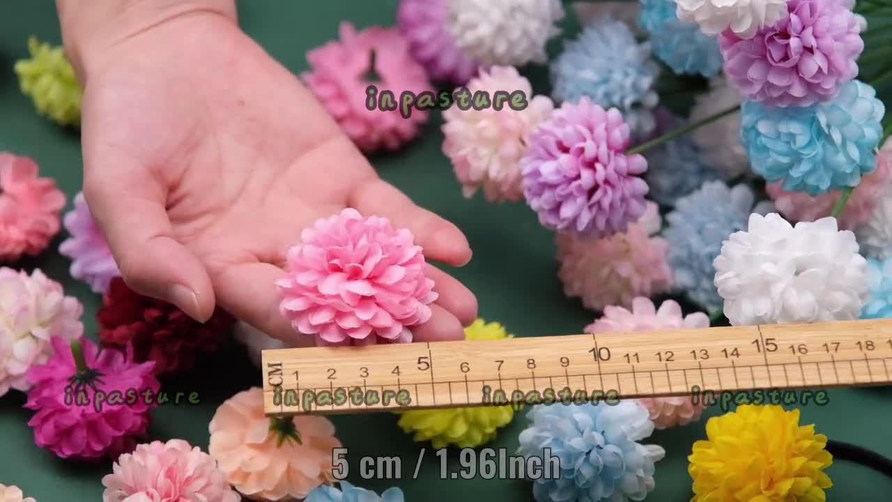 10/100Pcs 8cm Yellow Artificial Orchid Silk Flowers Heads Bulk Fake Floral Craft 