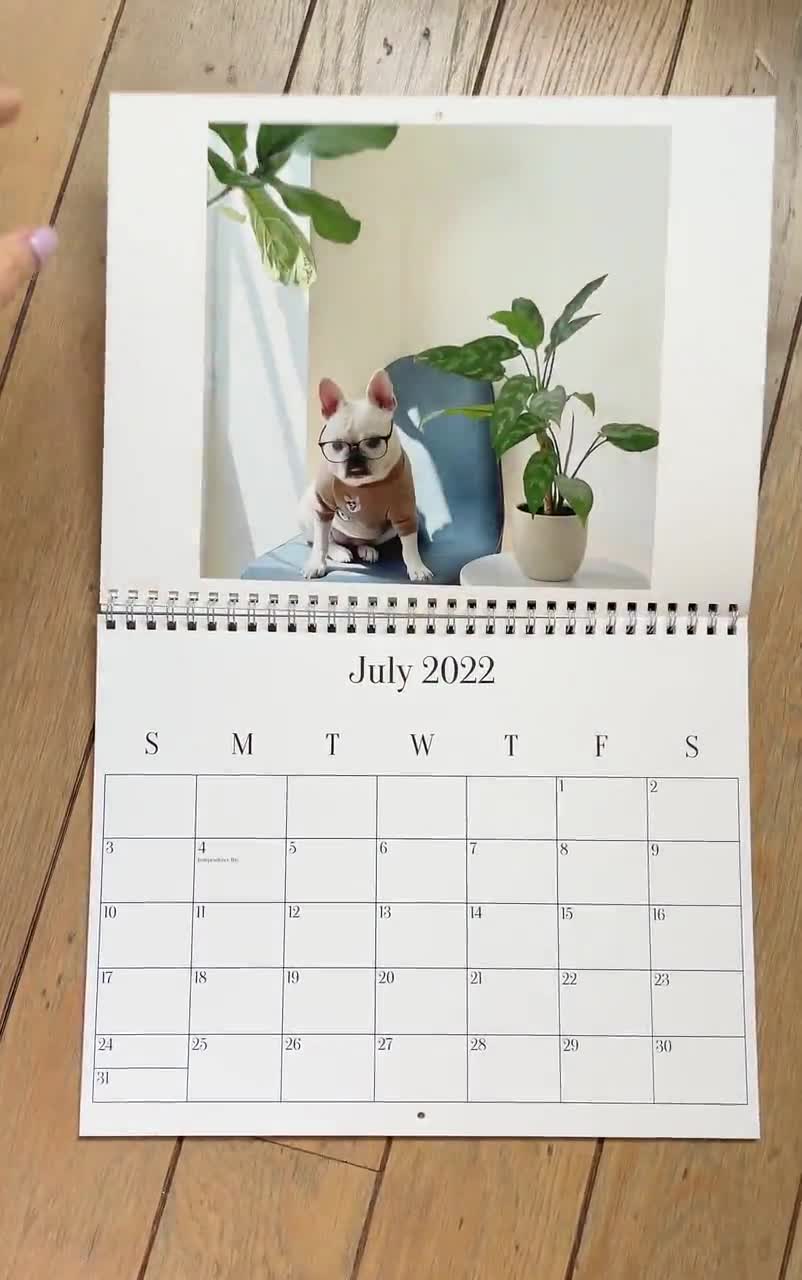 Uo Calendar 2022 2022 French Bulldog Calendar Frenchie Wall Calendar Riley | Etsy Canada