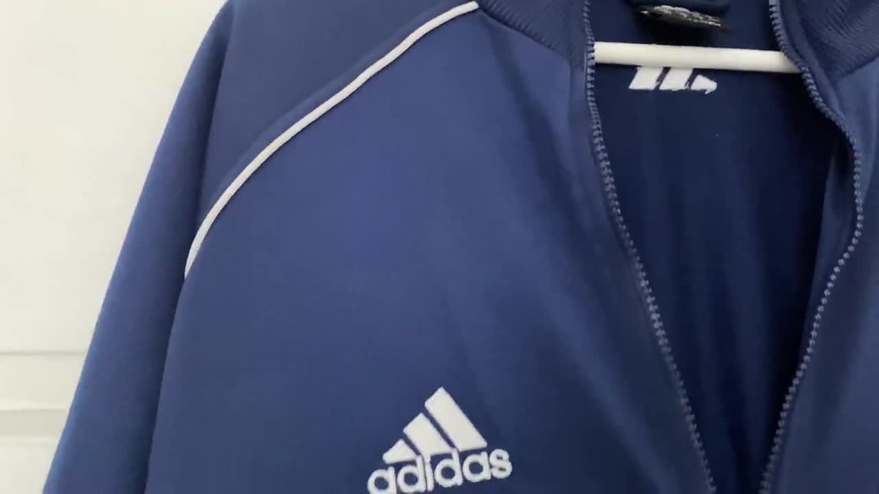 navy adidas jacket