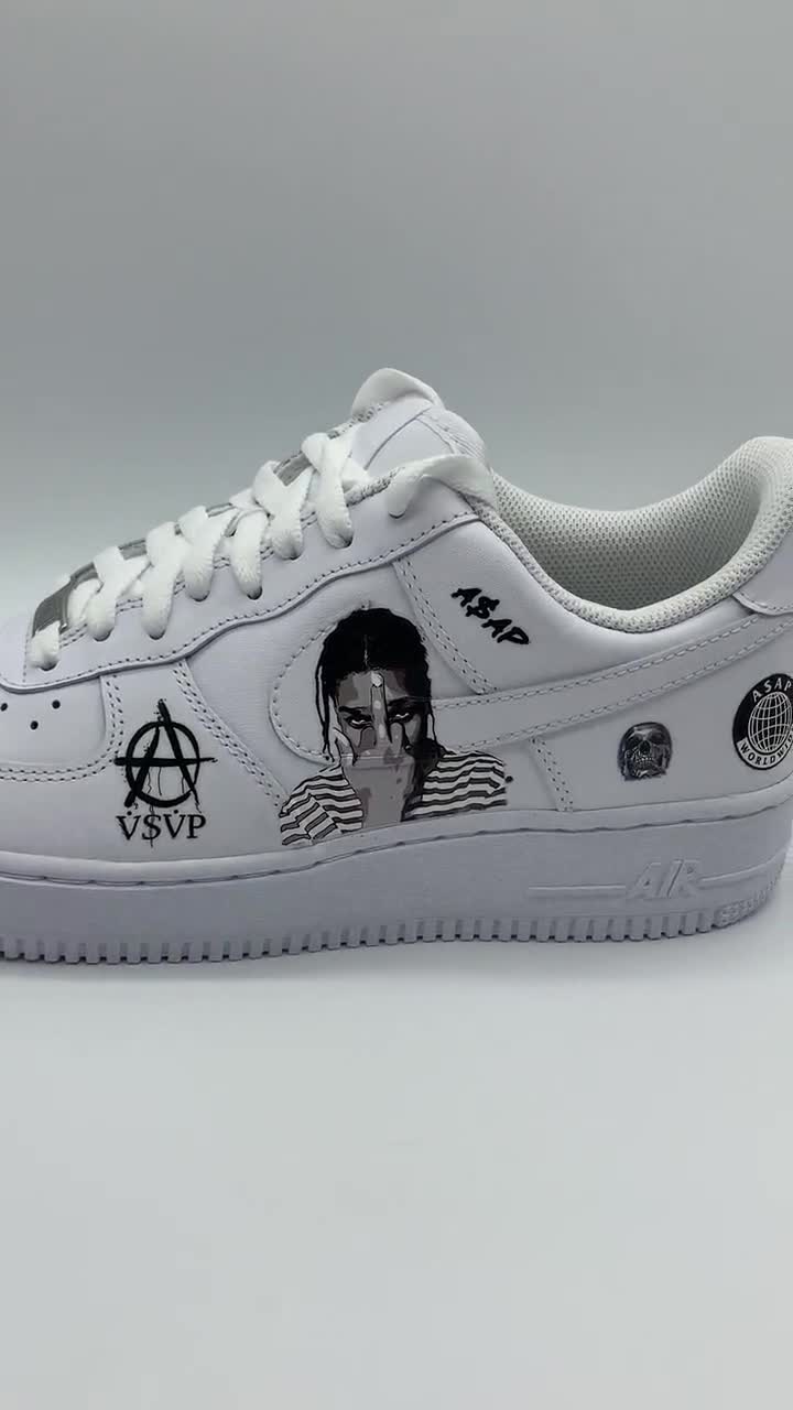 asap rocky custom air force 1