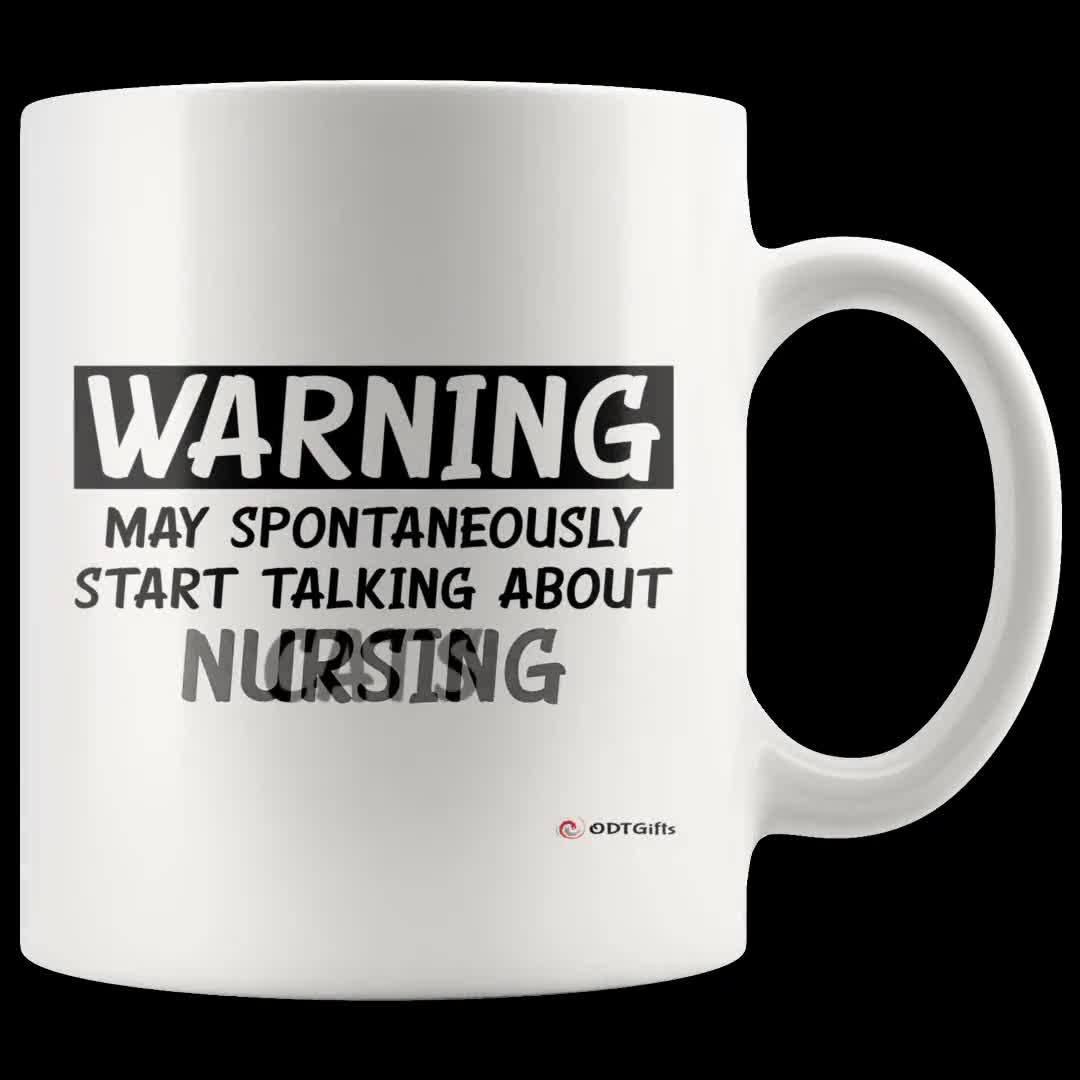 Warning May Start Talking About Ice Hockey Funny Coffee Mug Gift Ideas 1538