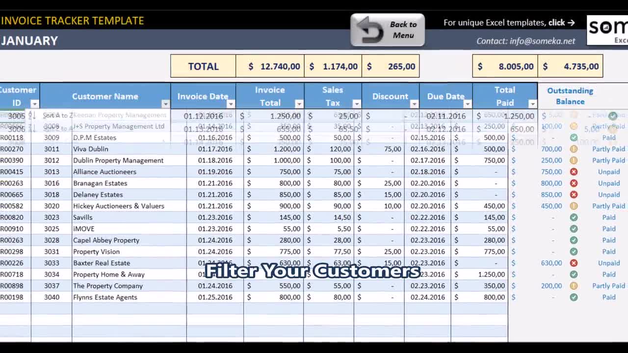 Rechnungs-Tracker Ausdruckbare Tabelle Rechnungstabelle  Etsy Regarding Invoice Template In Excel 2007