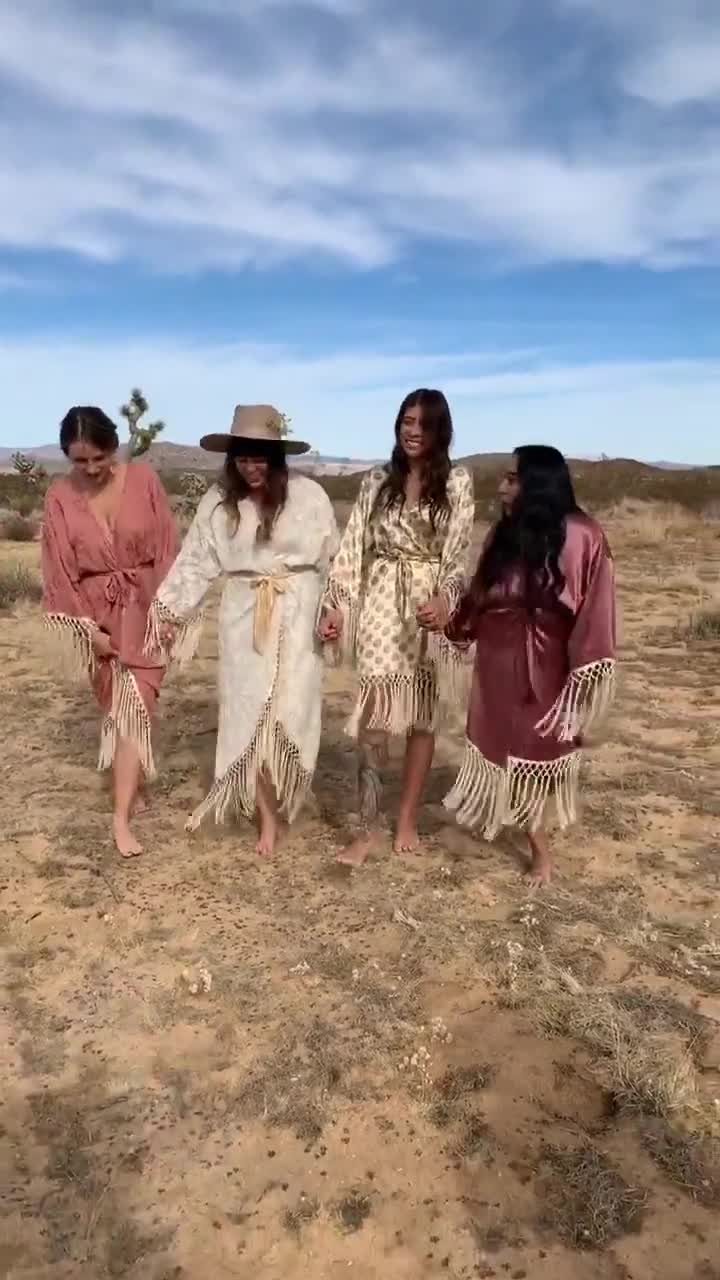 Custom Bridal Party Robes Bridesmaid Robe Bride Gift Etsy