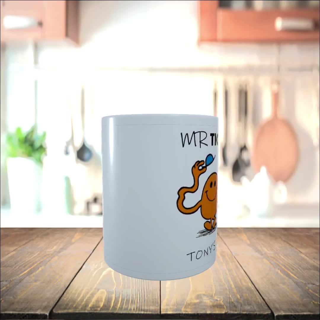 Personalised Mug Fathers Day Rude Mug Personalised Mr Tickle Men Funny Novelty Office Mug Christmas Gift For Him Novelty Gift