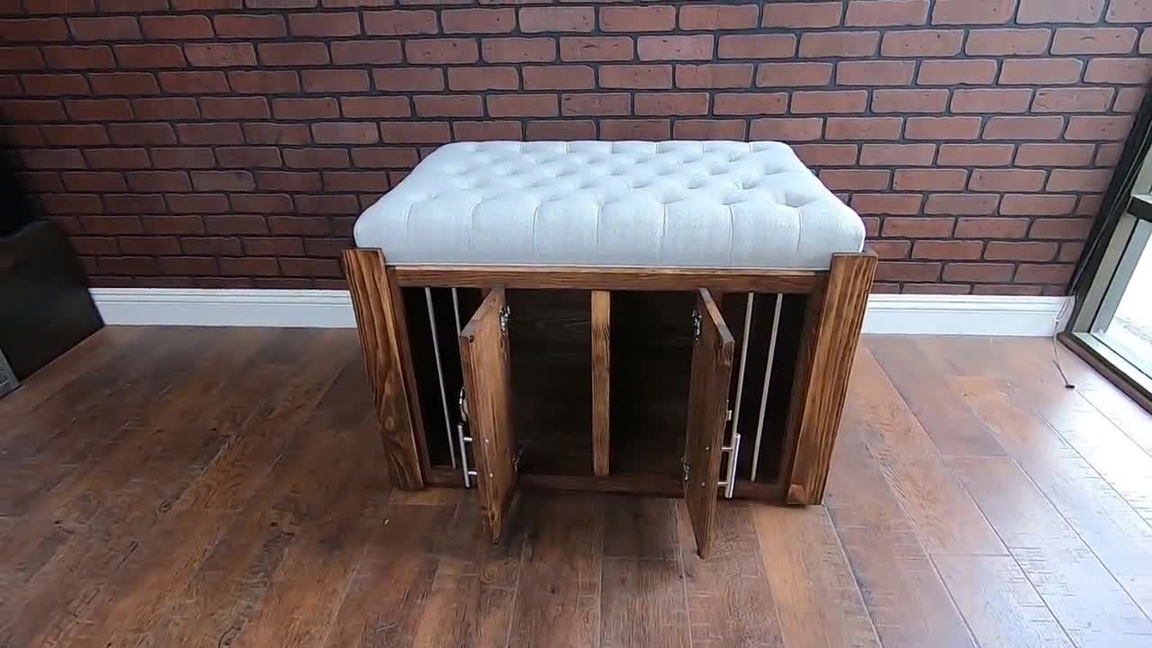 dog crate ottoman
