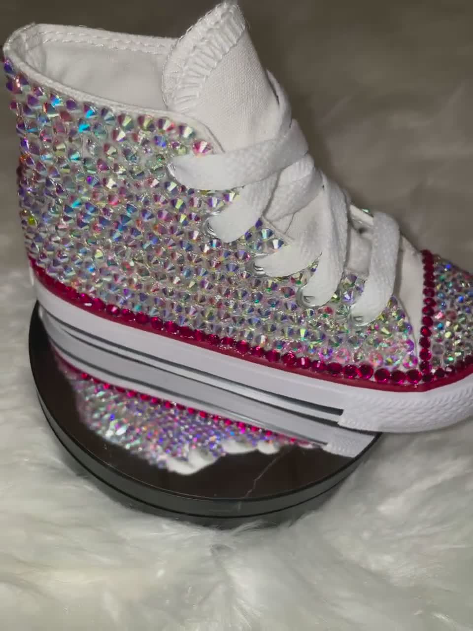 diamond converse bling shoes