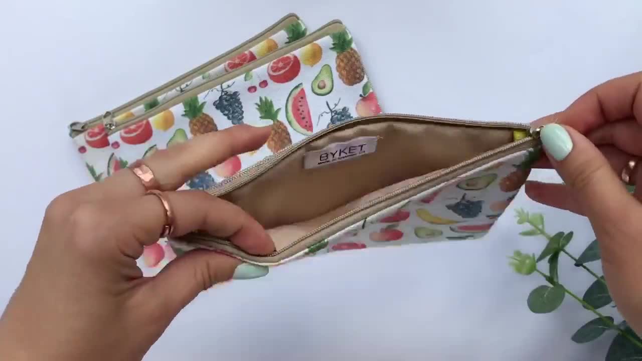 Wassermelone Federmäppchen Etui Kosmetik Brieftasche Halter Tasche Mäppchen 