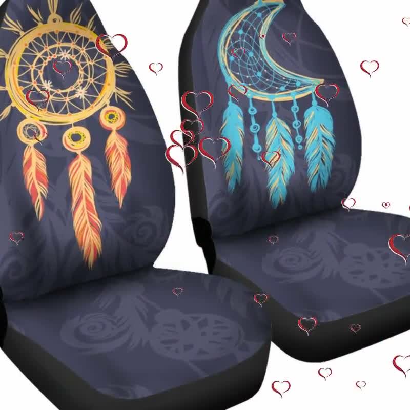 sun and moon car seat covers